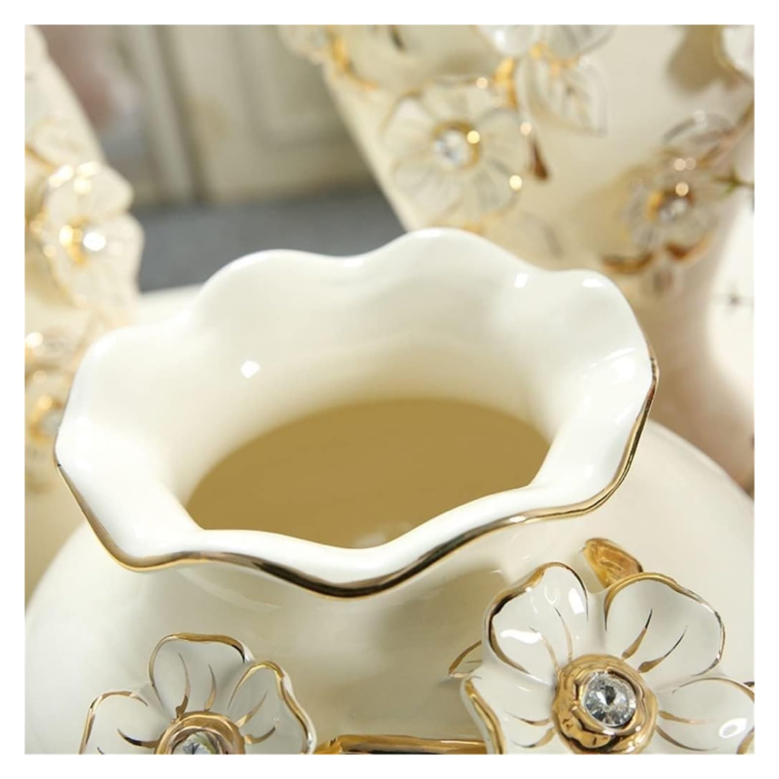 Amazon.com: Vases Milky Vases for Décor, Set of 3 Ceramic